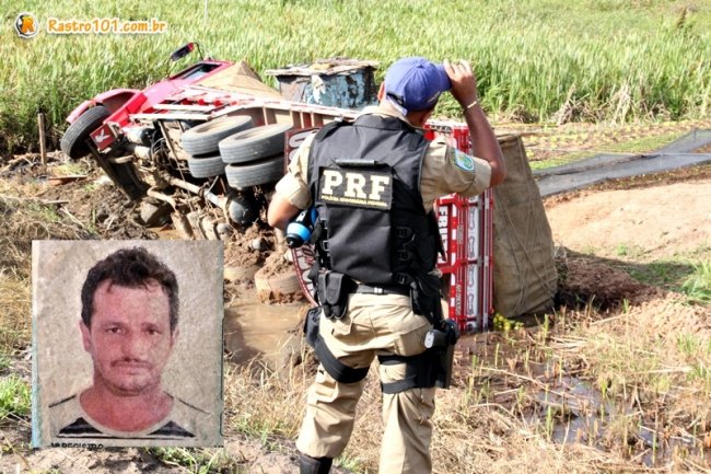 Edivânio Almeida Passos, 44 anos, teria dormido ao volante, segundo PRF. (Foto: Rastro101)