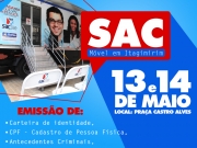 SAC MÓVEL OFERECERÁ SERVIÇOS EM ITAGIMIRIM